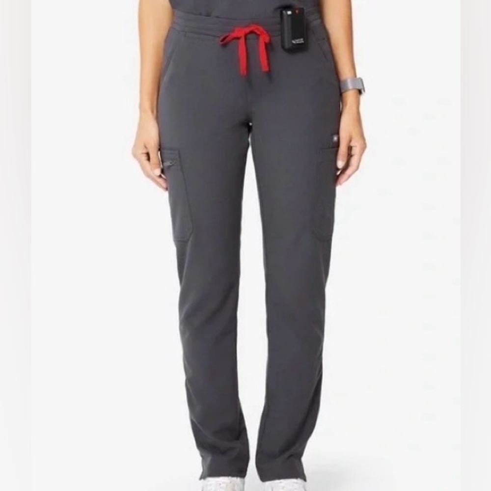 Figs Yola Charcoal Small Petite Skinny Scrub Pants Women’s